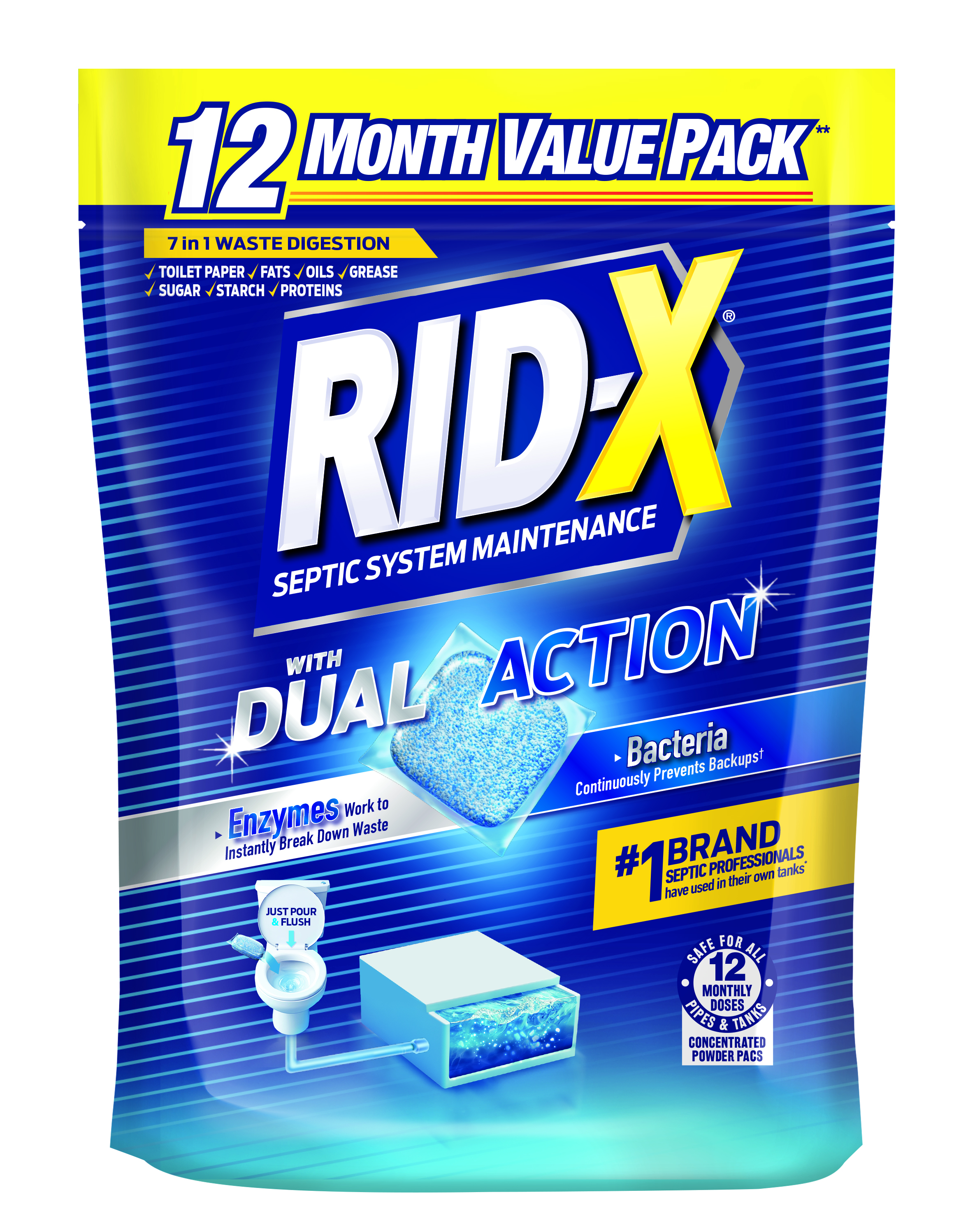 RID-X® Septic System Maintenance - Septi-Pacs 